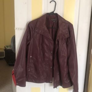 Deep purple/maroon jacket